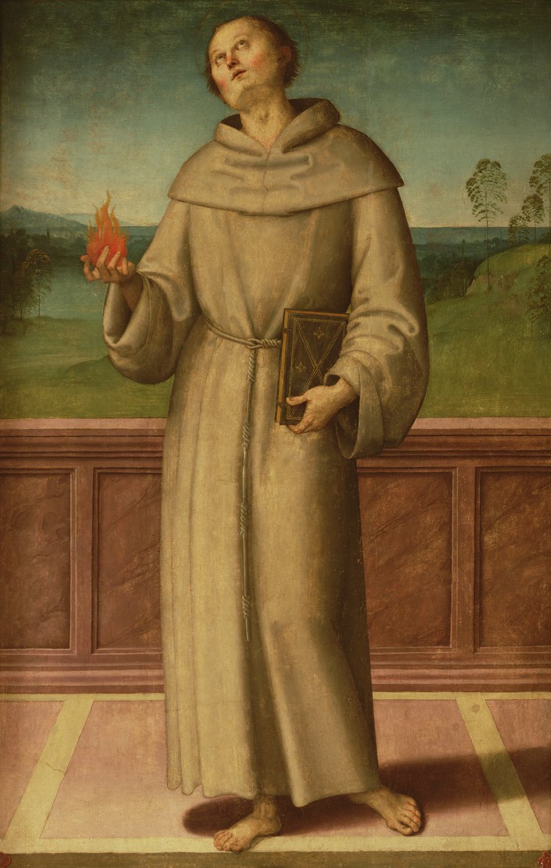 Der heilige Antonius von Padua von Pietro Perugino