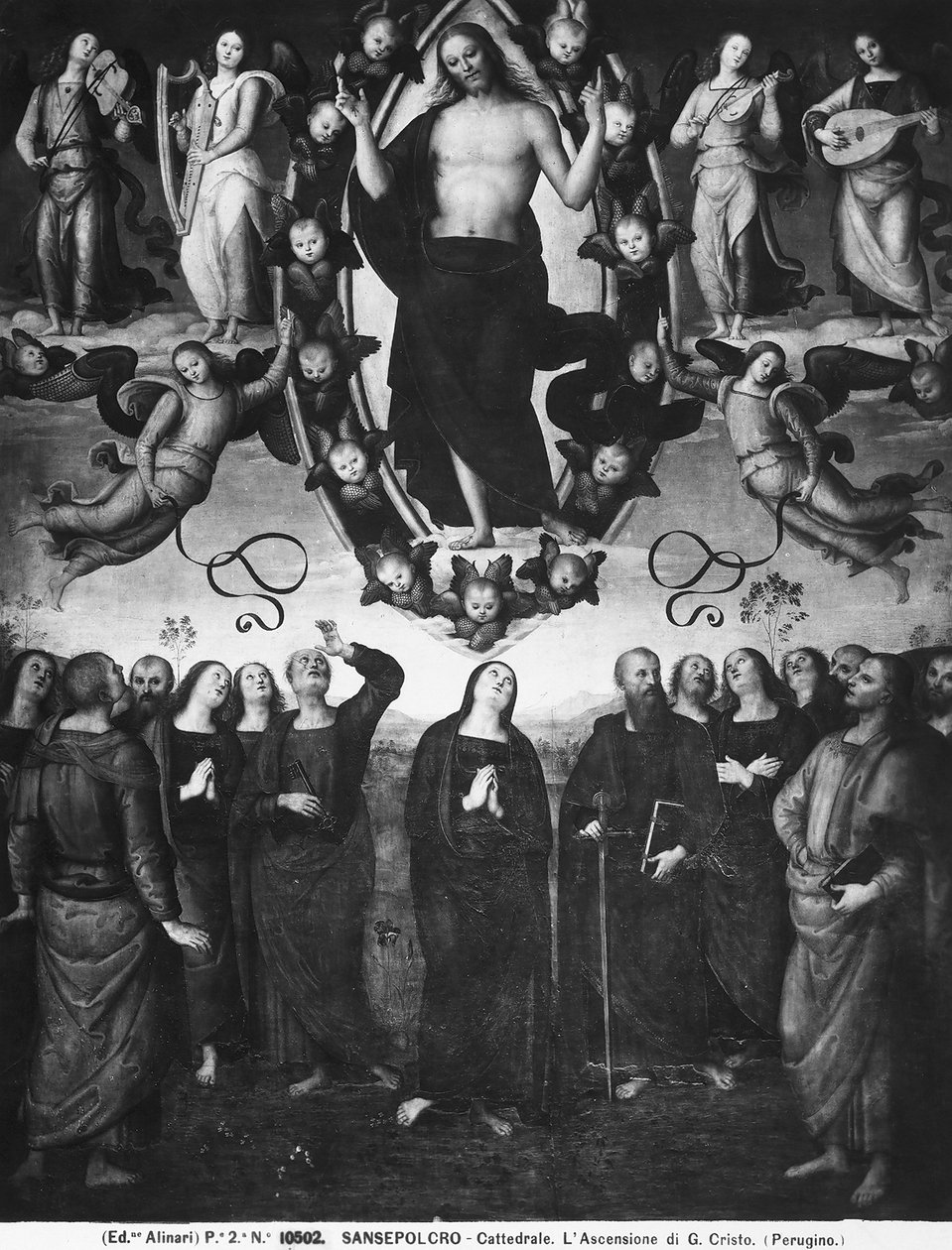 Die Himmelfahrt Christi von Pietro Perugino