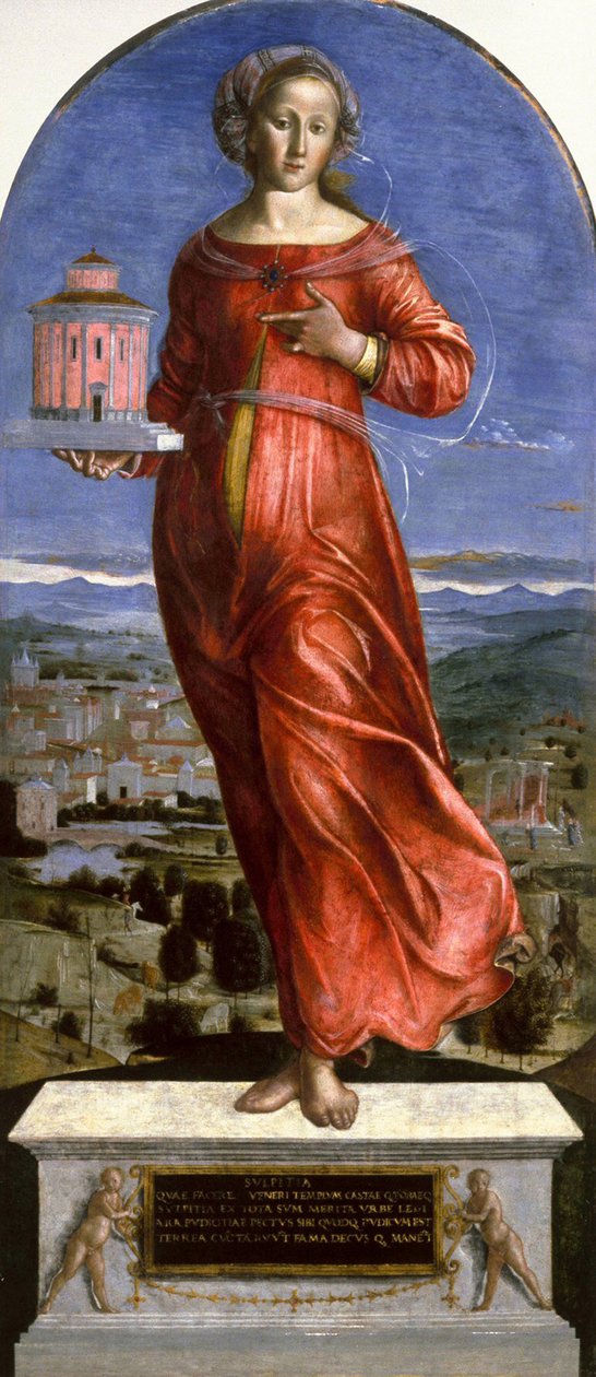Sulpicia, ca. 1493-5 von Pietro di Francesco degli Orioli