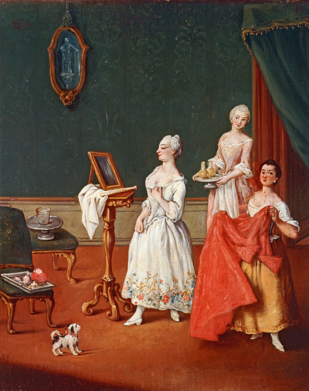 Die Toilette von Pietro (circle of) Longhi