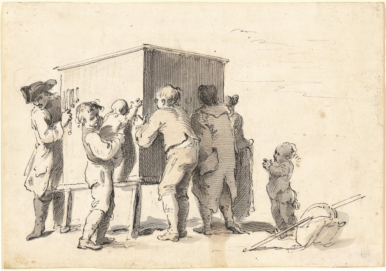 Das Guckloch von Pietro Antonio Novelli