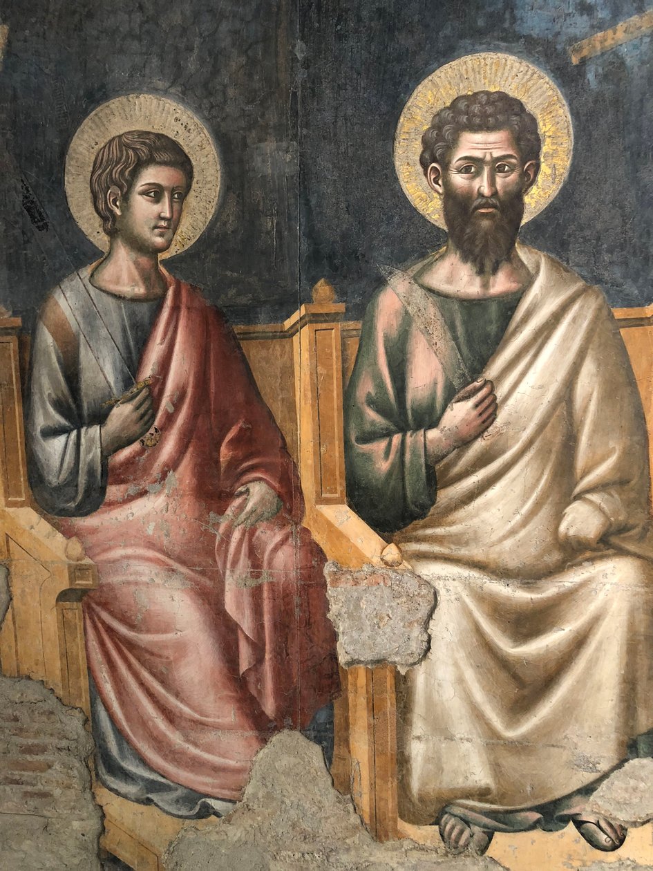 Das Jüngste Gericht (Fragment) von Pietro Cavallini