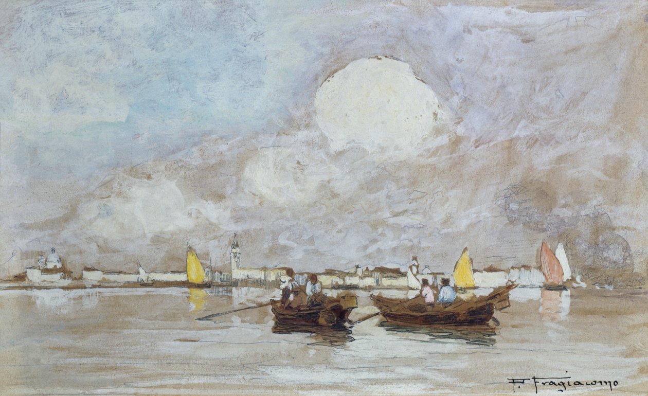 Morgendämmerung von Pietro Fragiacomo