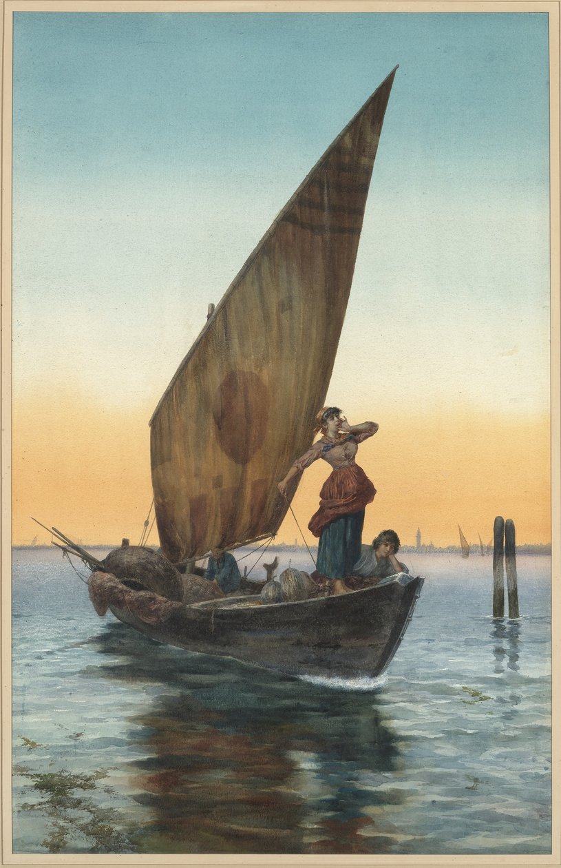 Der Große Kanal, Venedig von Pietro Gabrini