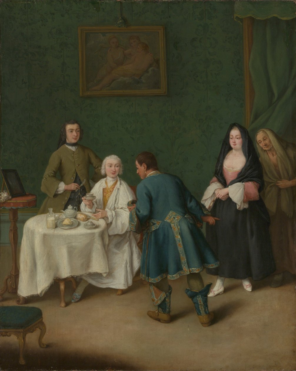 Die Versuchung, 1746 von Pietro Longhi