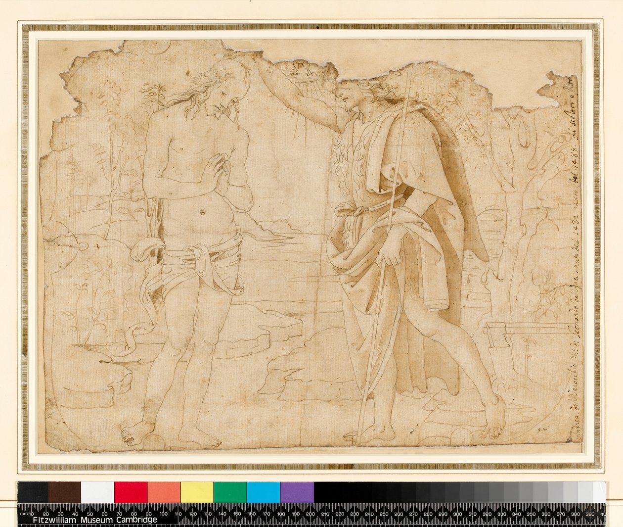 Taufe Christi von Pietro Perugino