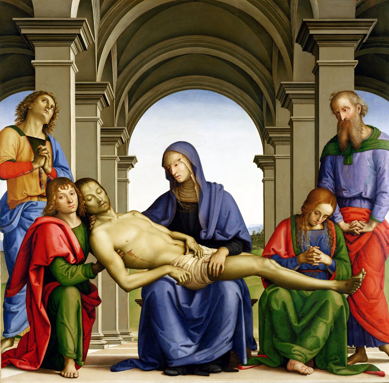 Pieta, 1493-94 von Pietro Perugino
