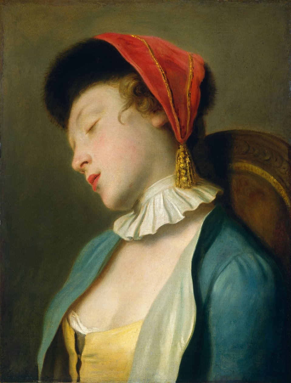Ein schlafendes Mädchen von Pietro Antonio Rotari