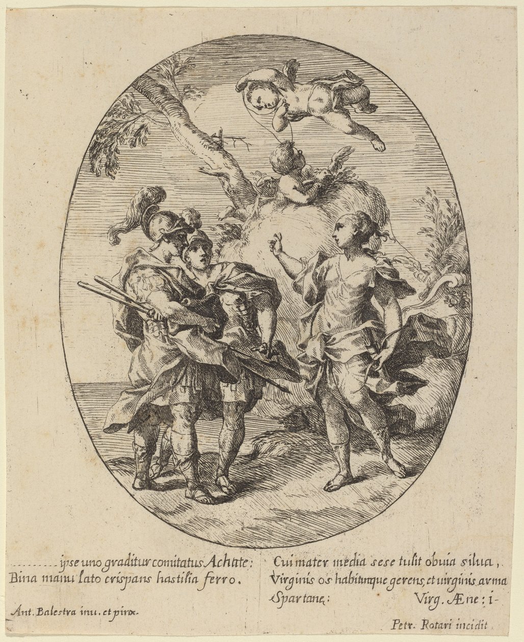 Venus erscheint Achilles von Pietro Rotari after Antonio Balestra