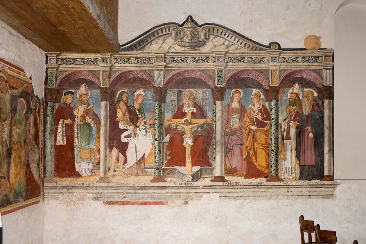 Fresko von Pietro da Vicenza