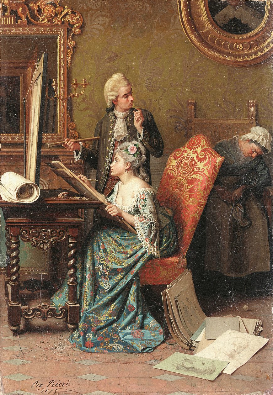 Die Malstunde von Pio Ricci