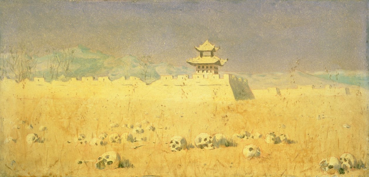 Ruinen in Chuguchak, 1869 von Piotr Petrovitch Weretshchagin