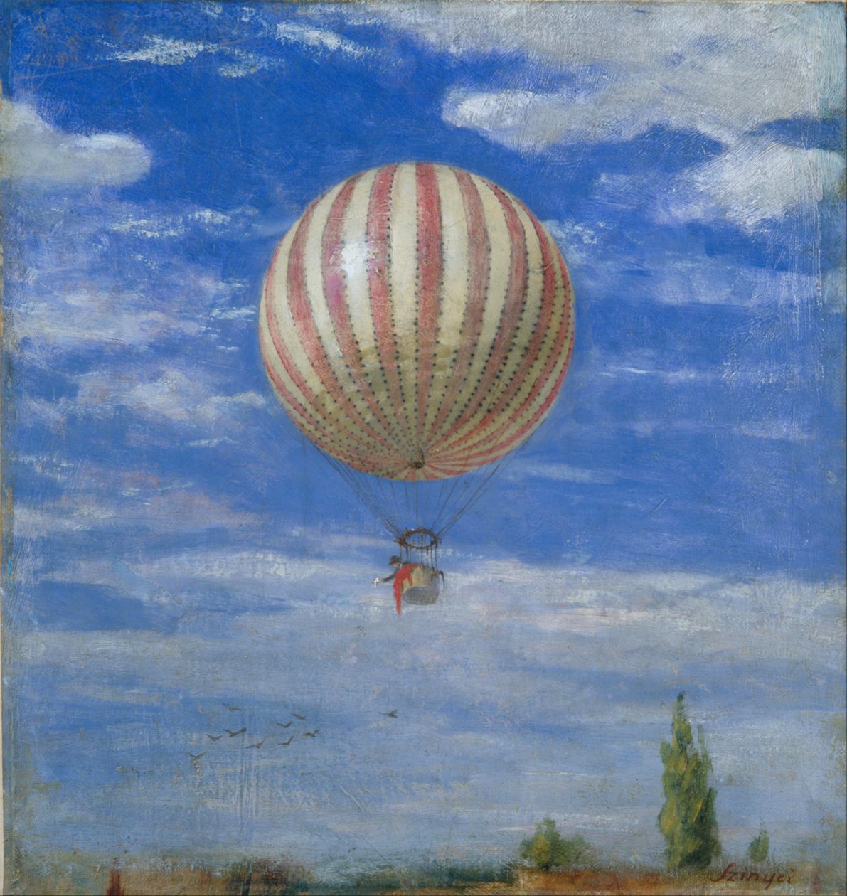Der Ballon von Pál Szinyei Merse