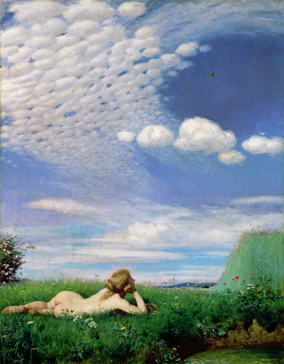 Die Lerche, 1882 von Pál Szinyei Merse