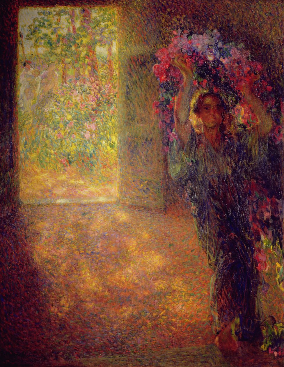 Das blühende Haus, ca. 1910 von Plinio Nomellini
