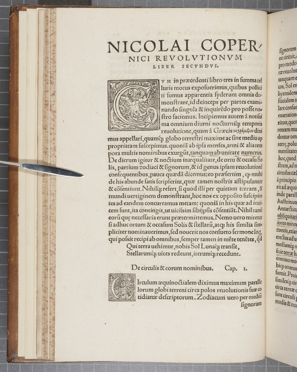 Liber secundus, "De revolutionibus orbium caelestium", von Nikolaus Kopernikus von Polish School