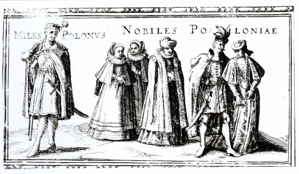 Polnischer Adel (Stich) von Polish School