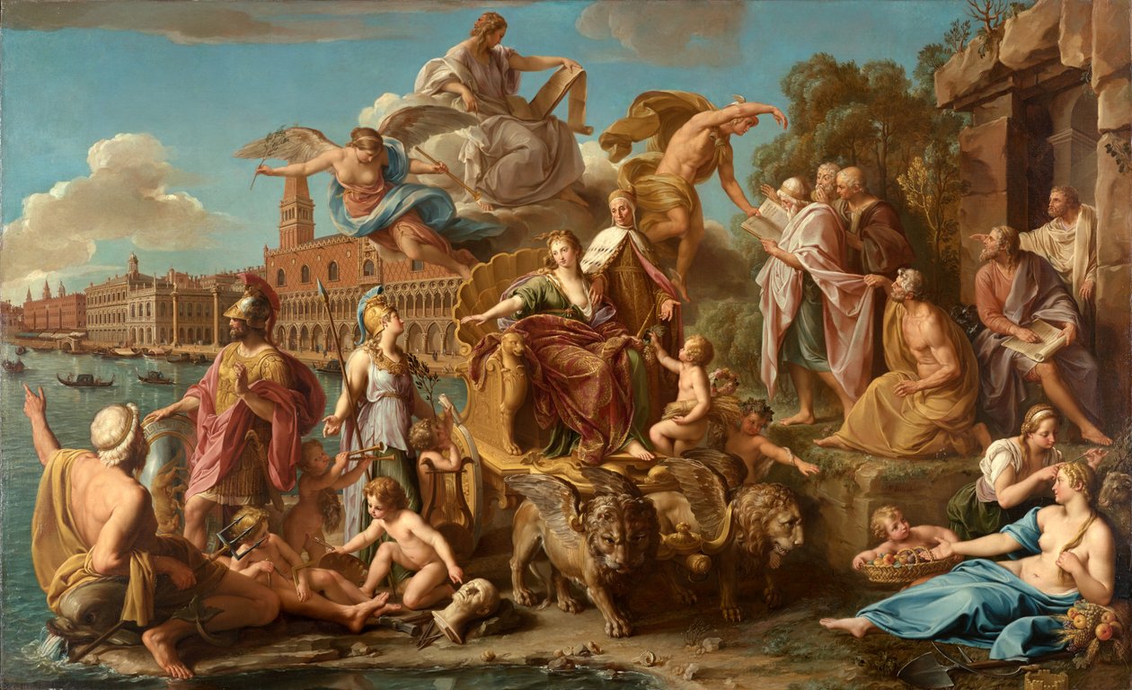 Der Triumph von Venedig, 1737 von Pompeo Girolamo Batoni