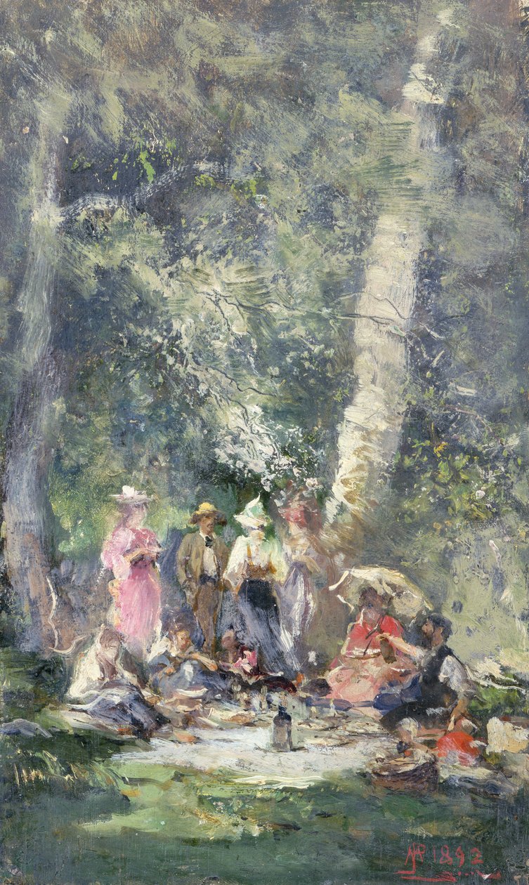 Das Picknick von Pompeo Mariani