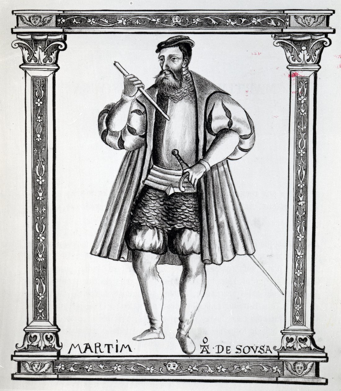 Martim da Sousa, Illustration zu 