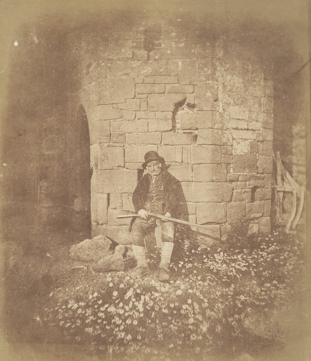 Der alte Wildhüter, ca. 1844 von Possibly by David Kinnebrook.