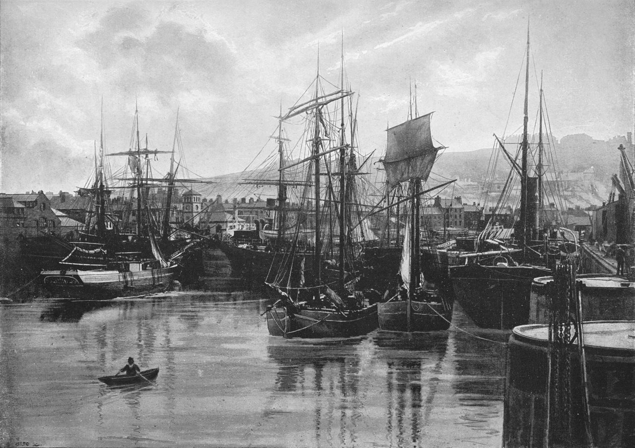 Die Docks, Whitehaven, ca. 1896 von Poulton and Co