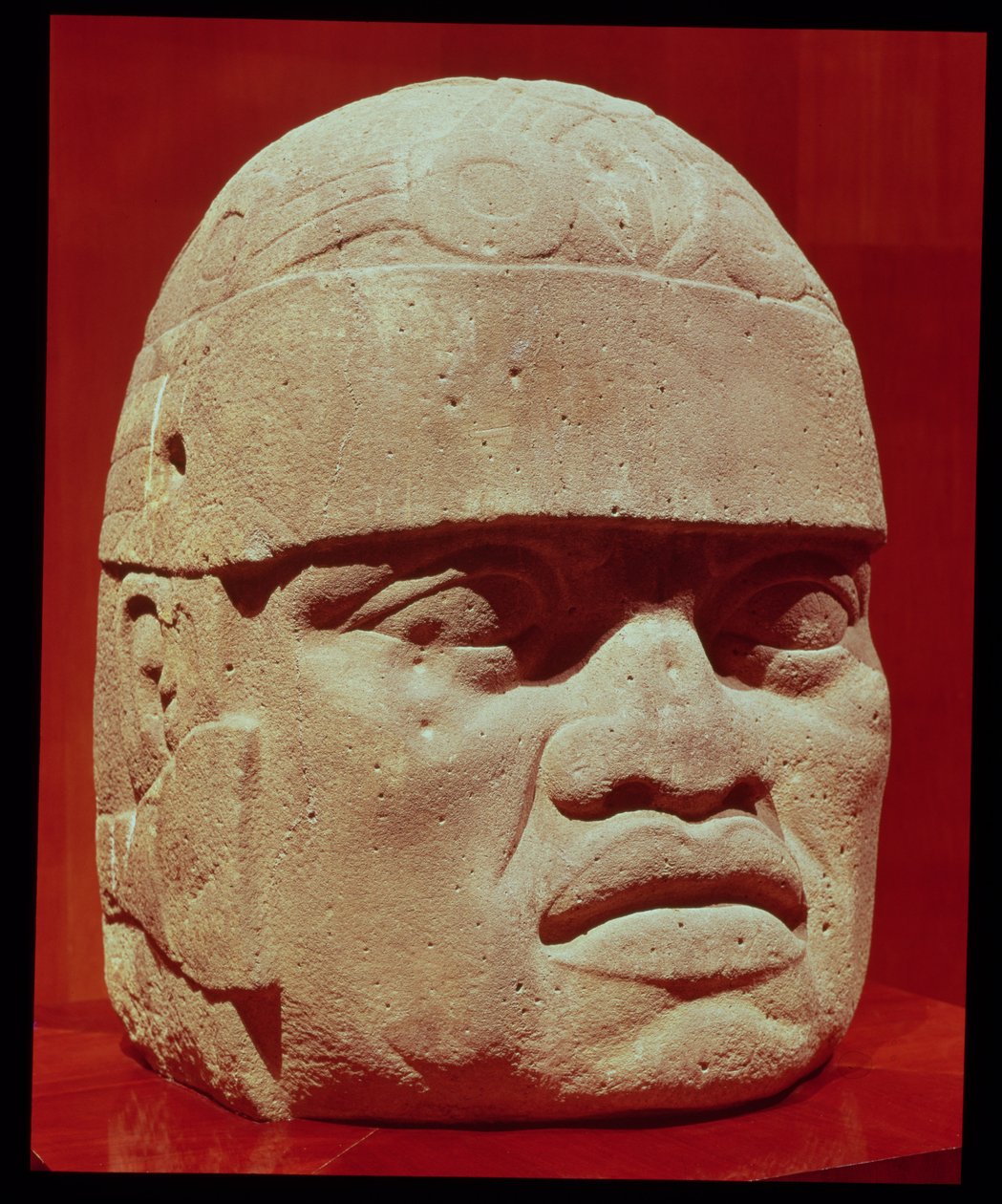 Kolossaler Kopf, Olmeken von Pre Columbian