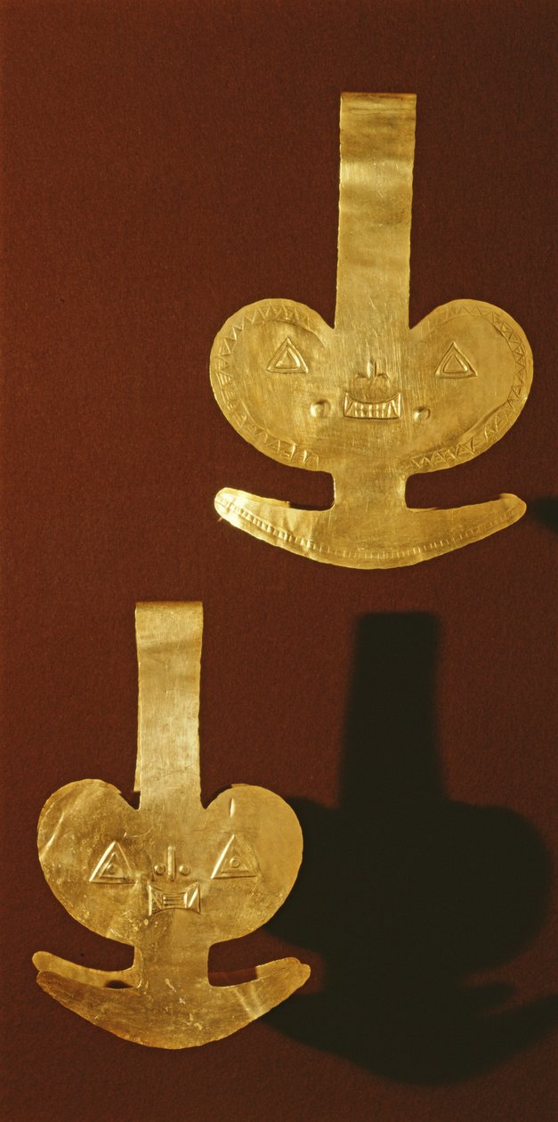 Dekorative Teller (Gold) von Pre Columbian