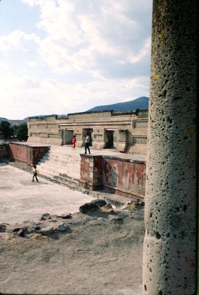 Ansicht eines Hofes von Pre Columbian Pre Columbian