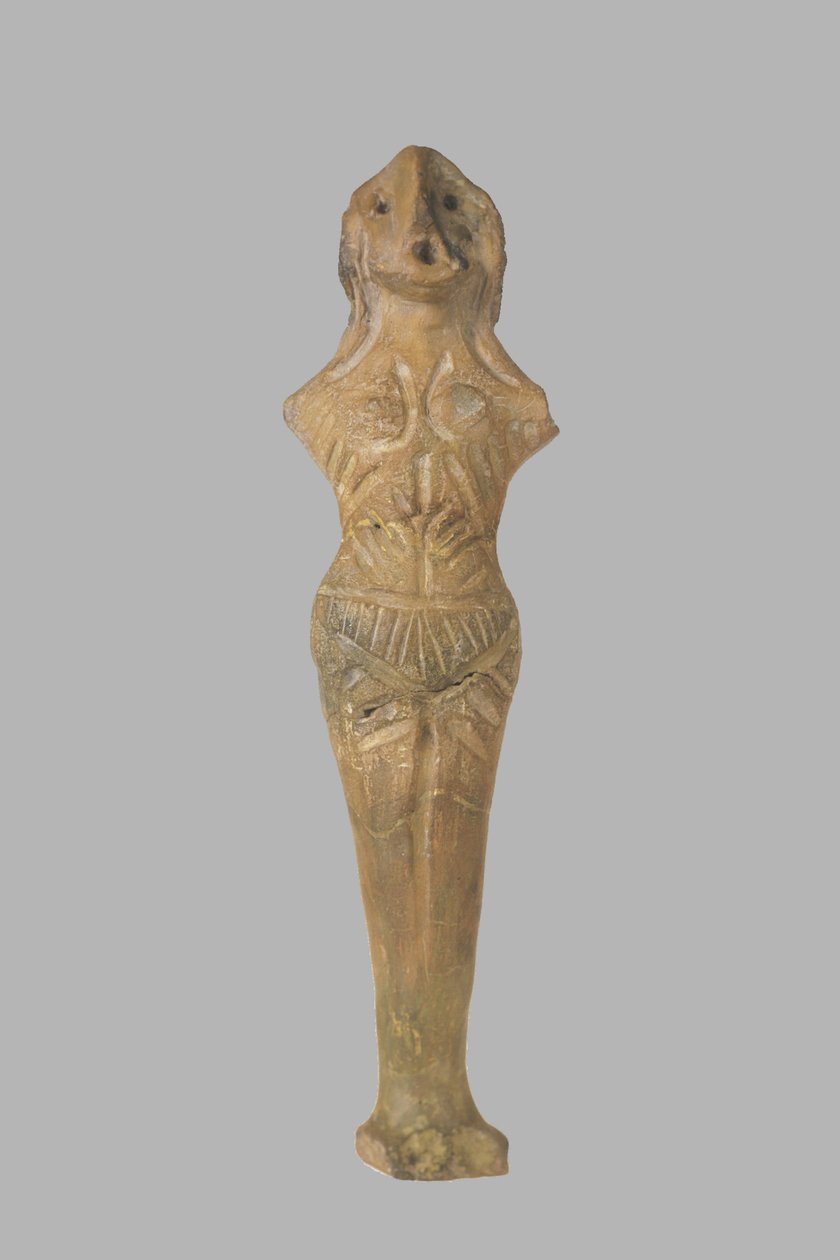 Weibliche Figurine, 3950-3500 v. Chr. von Prehistoric Russian Culture