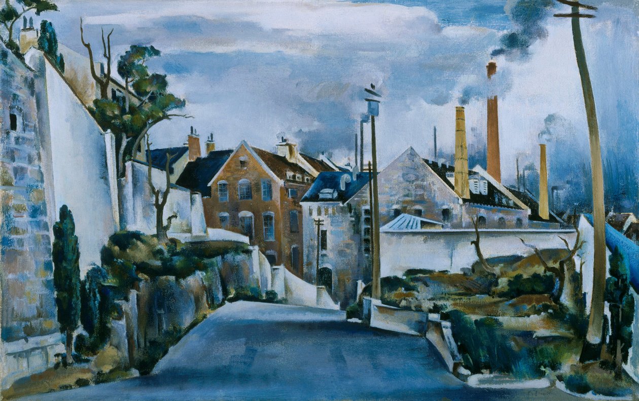 Straße in Quebec von William Preston Dickinson