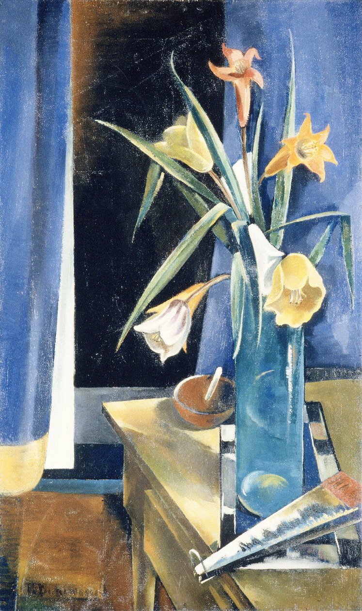 Blumenvase, ca. 1926 von William Preston Dickinson