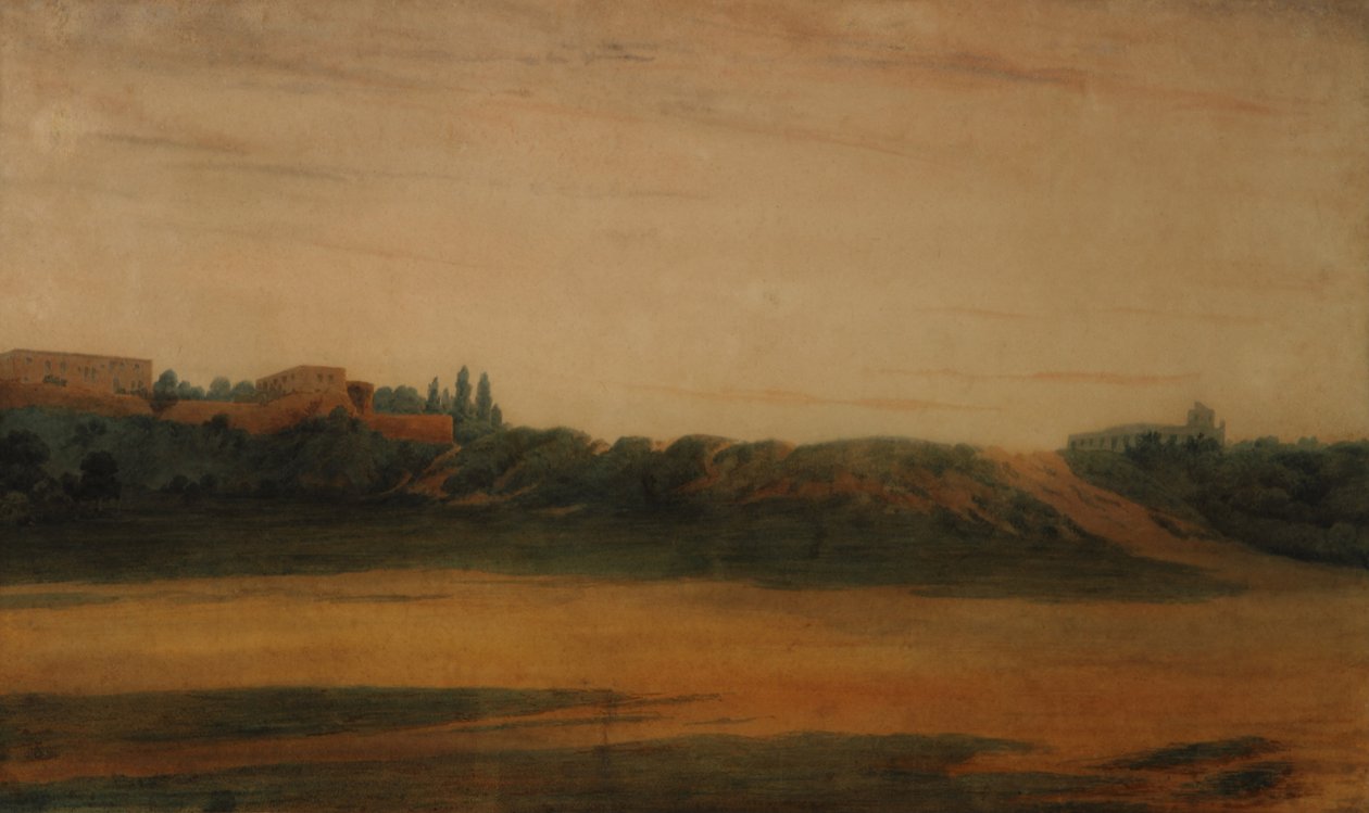 Landschaft (Recoleta Bs. As.) von Prilidiano Pueyrredon