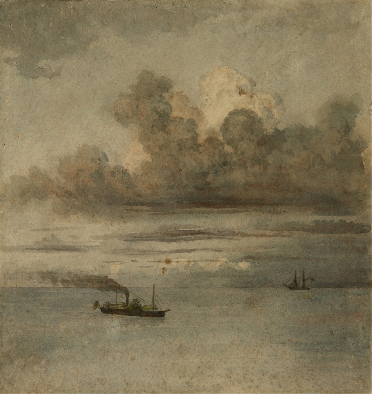 Landschaft mit Booten von Prilidiano Pueyrredon