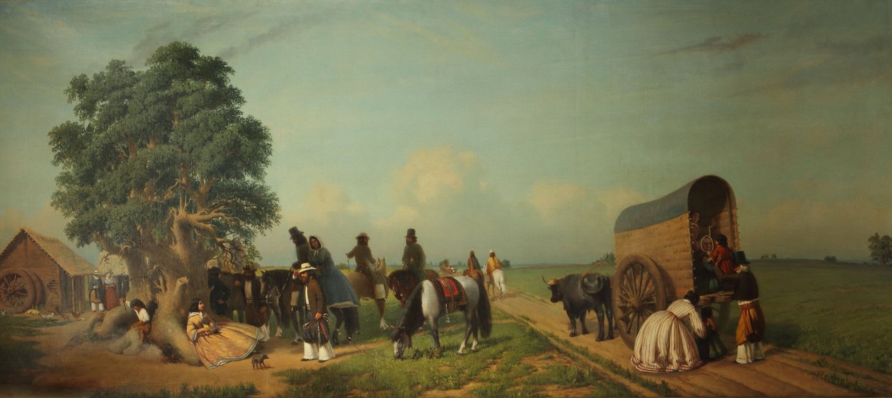 Eine Pause auf dem Feld von Prilidiano Pueyrredon