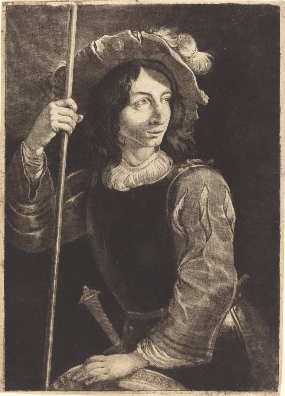 Der Fahnenträger von Prince Rupert of the Pfalz