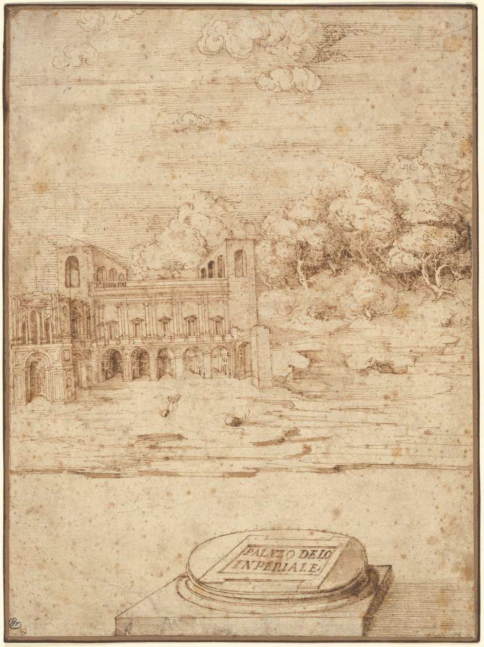 Die Villa Imperiale von Probably Titian Venetian 16th Century