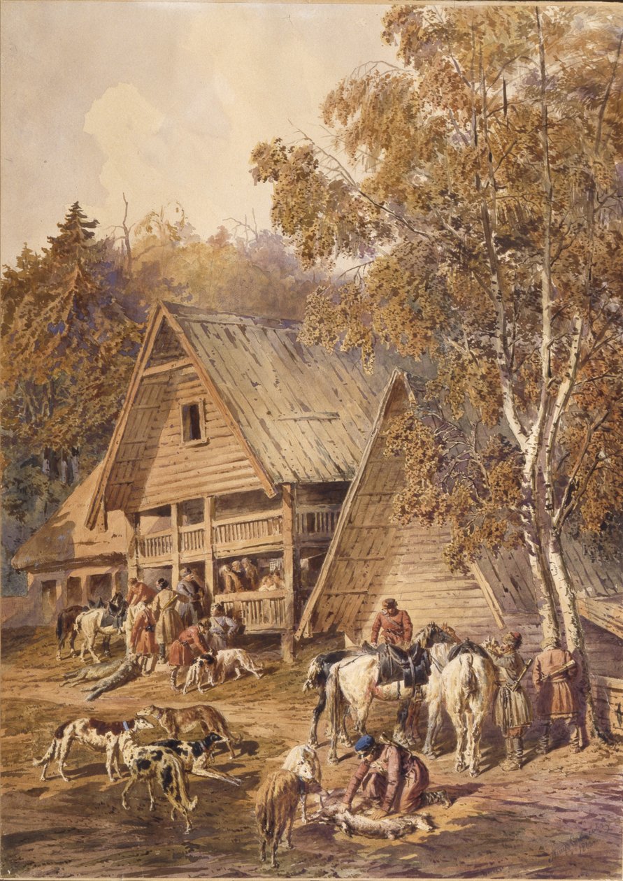 Die Jäger, 1863 von Pyotr Petrovich Sokolov