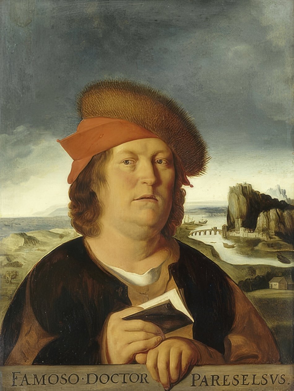 Porträt von Paracelsus von Quinten Massys