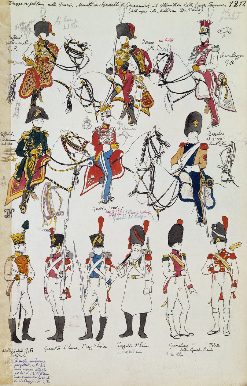 Napoleonische Truppen der Grande Armée von Quinto Cenni