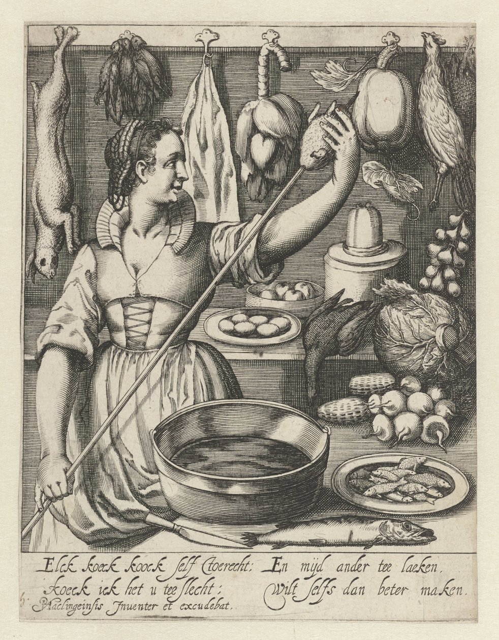 Die Küchenmagd von Quirin Boel (possibly)