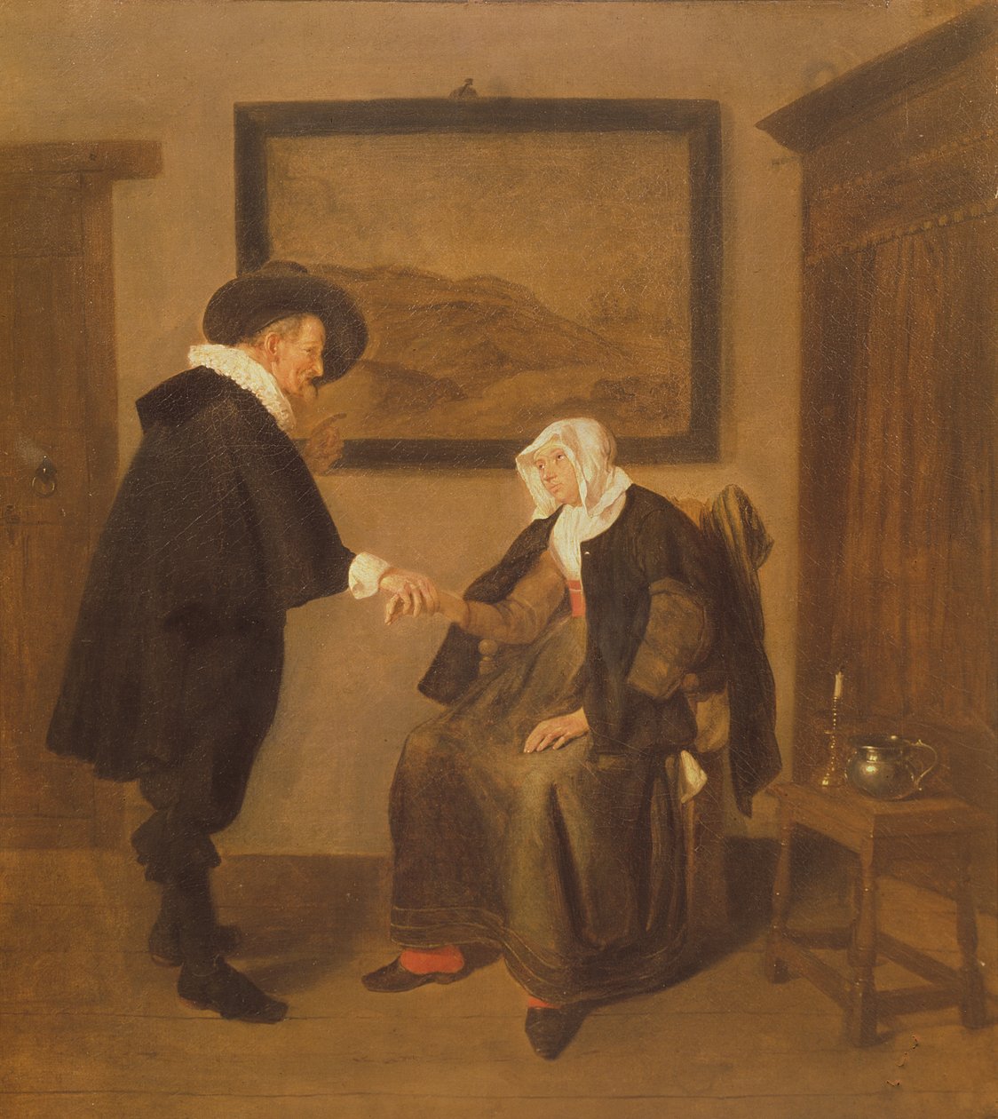Die Beratung, ca. 1655 von Quiringh Van Brekelenkam