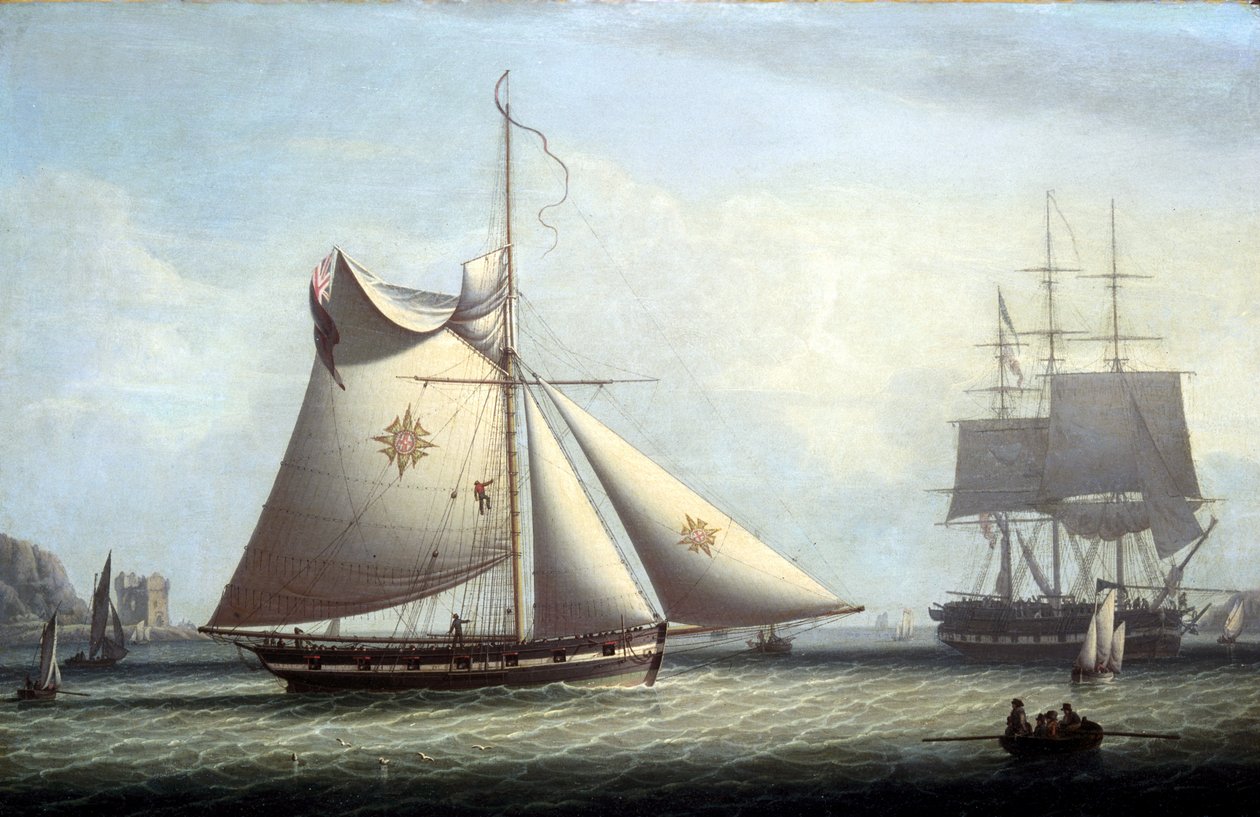 Ein maltesischer Kutter, ca. 1780 von R. Saloman