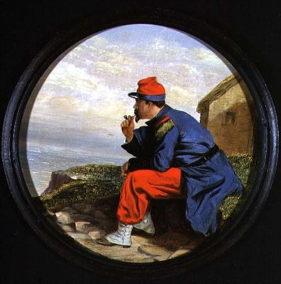 Porträt eines französischen Soldaten von R.W. Davids