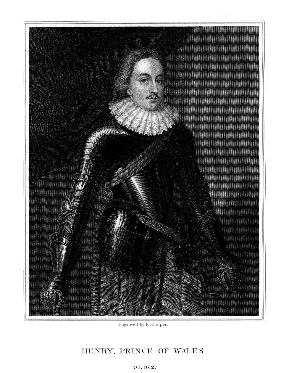 Henry Frederick Stuart, Prinz von Wales, 1825 von R. Cooper
