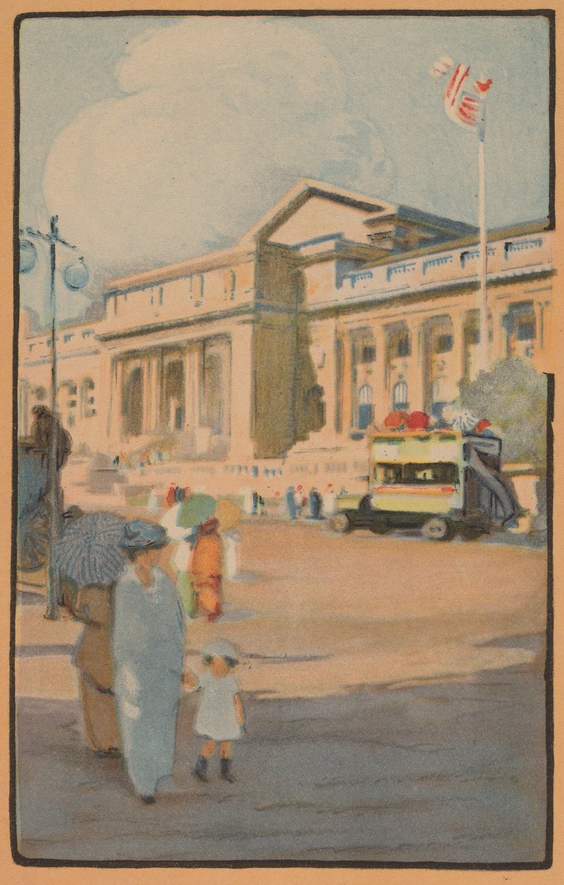 New York Public Library, 1914 von Rachael Robinson Elmer