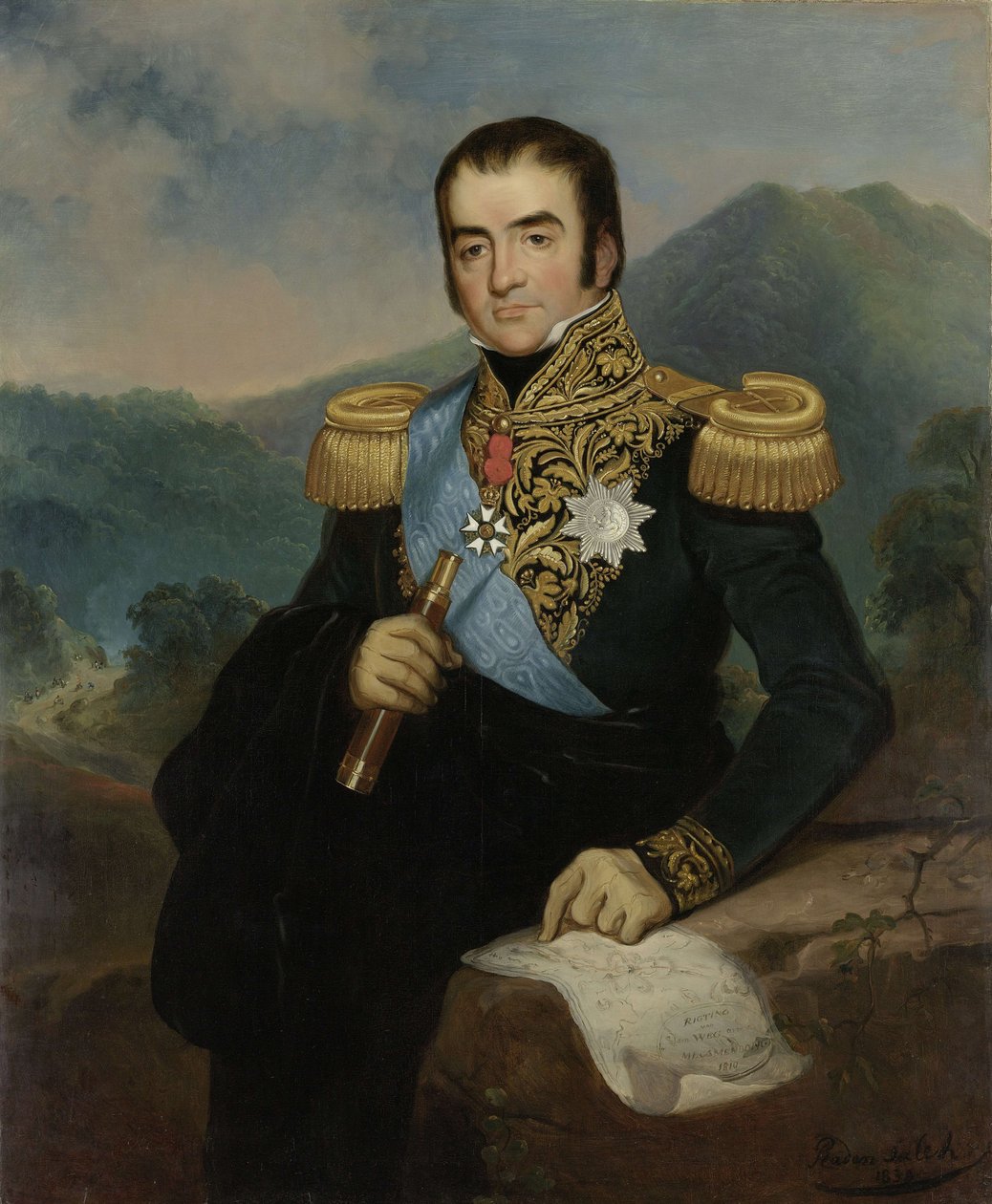 Porträt Generalgouverneur Herman Willem Daendels von Raden Saleh