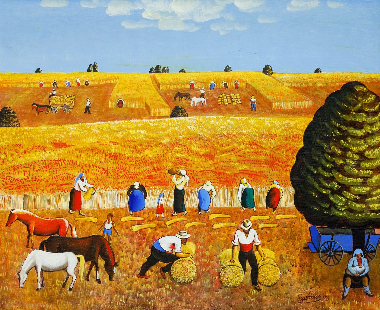 Goldene Ernte, 2002 von Radi Nedelchev