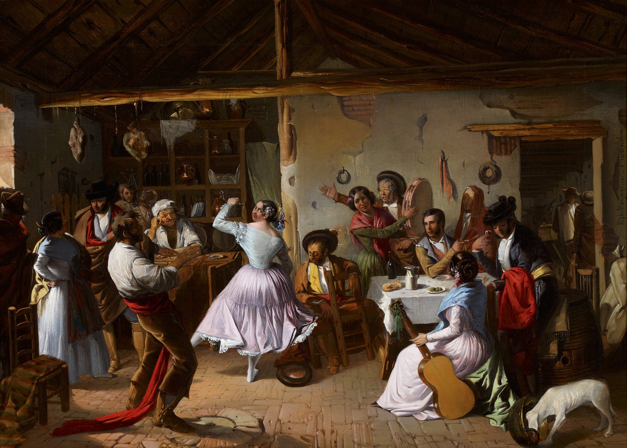 Tanz in einem Landgasthof von Rafael Benjumea