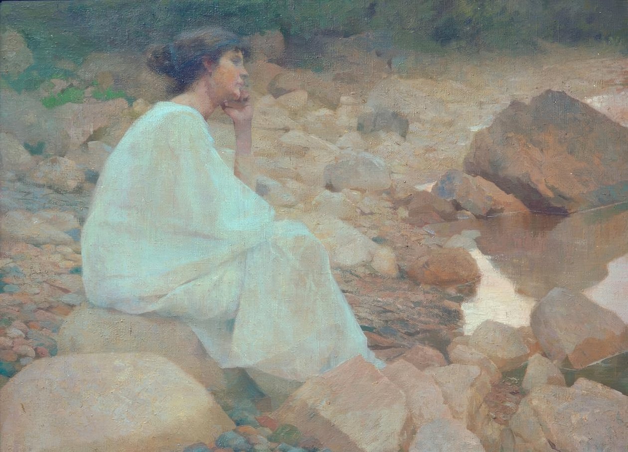 Am Strand des Meeres von Raffael Schuster Woldan
